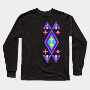 Native American Applique Long Sleeve T-Shirt